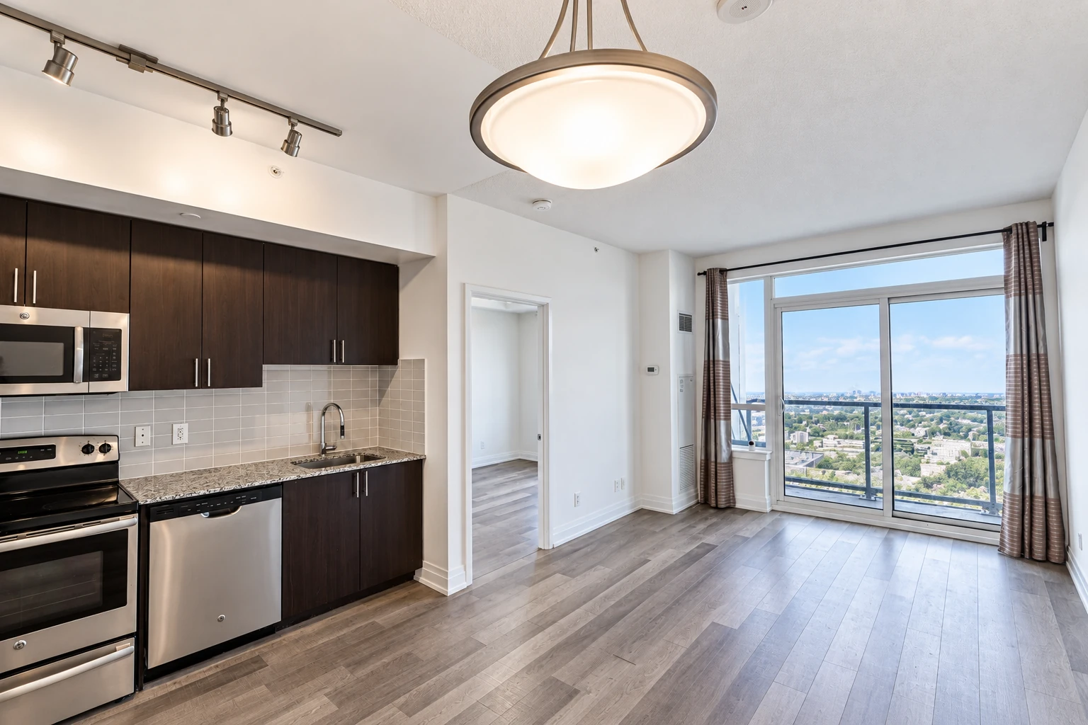 Living and dining area
