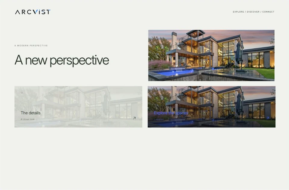 Modern Grid: An adaptable modular composition of visual navigation blocks.